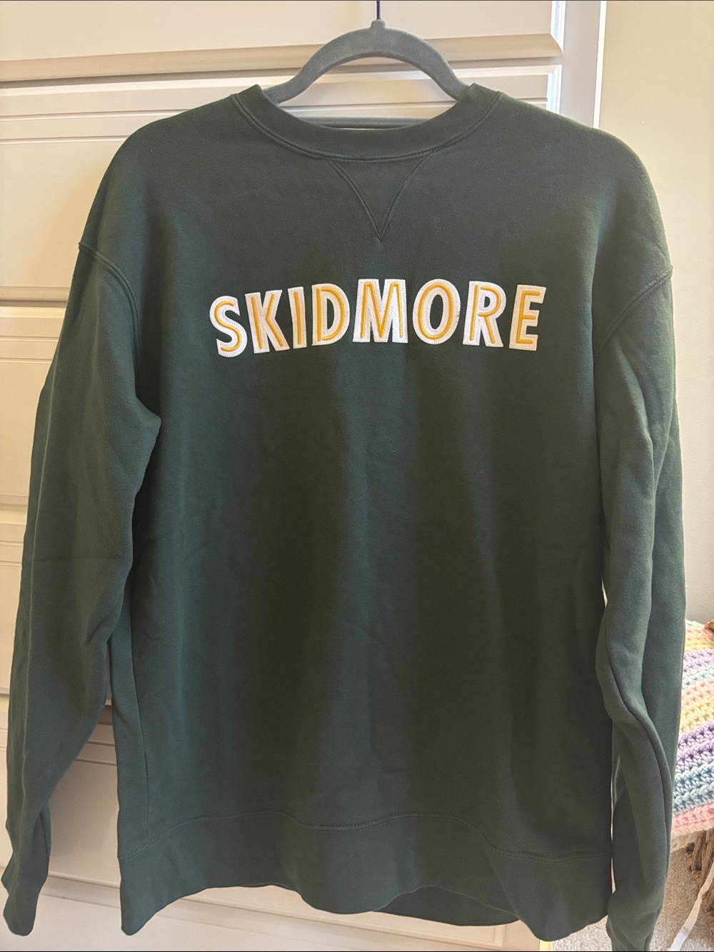 Skidmore Forest Green Crewneck Sweatshirt